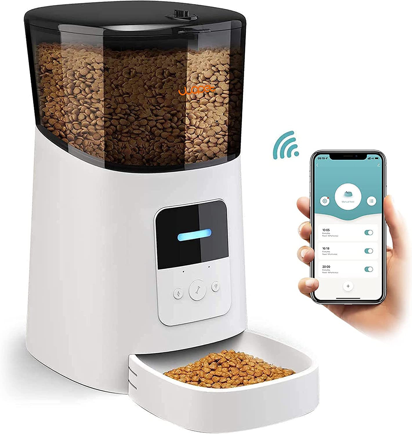 Alimentador automático para gatos